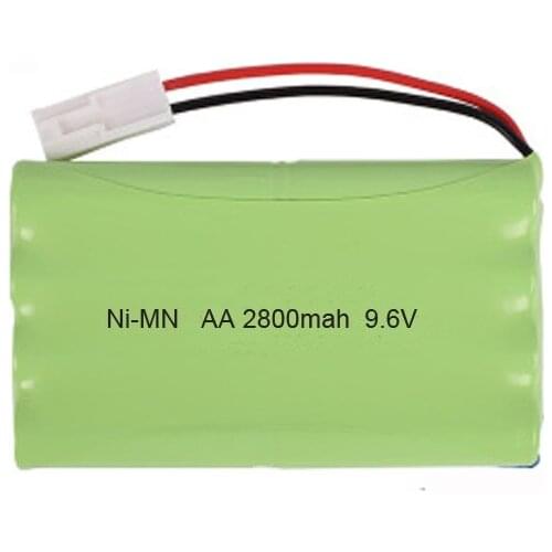 High capacity 9.6v 2800mah AA NI-MH Battery Electric toys Remote car ship robot rechargeable for RC Monster RC Truck Parts