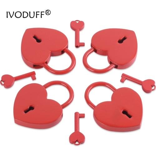 Love Lock, Heart Lock Gift Wedding Love lock Anniversary Gift, Padlock With Key 45x59mm Valentine Gift