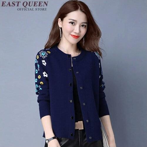 2019 Bomber Jacket Women Coat 2019 Fashion Embroidery Autumn Winter Women Flower Baseball Jacket Coat AA1576X