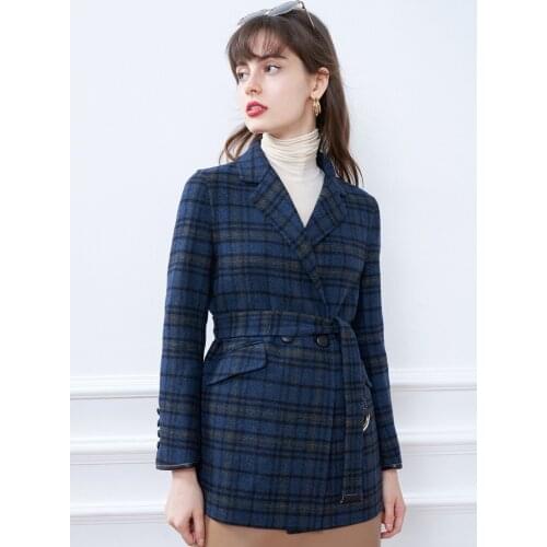 Womens Clothing 2021 Winter New Tweed Jacket