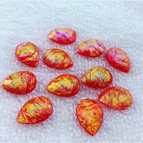 15pcs Colorful 3 d AB Rhinestone crystal strass 13*18mm-E171