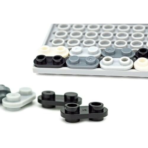 1x2 Knobs both sides DIY Educational Building blocks Bricks MOC Part Compatible With all brands Assembles Particles toy for Kids