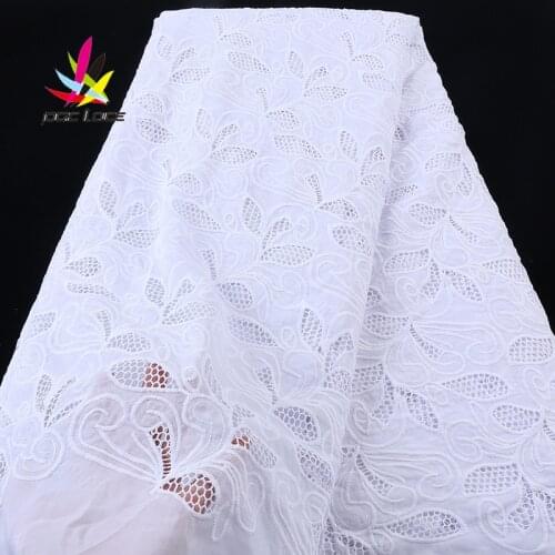 2021 Chiffon Guipure Lace Dress Aso Ebi Water Soluble Fabric Cotton Soft Cord High Quality Style XZ4059B