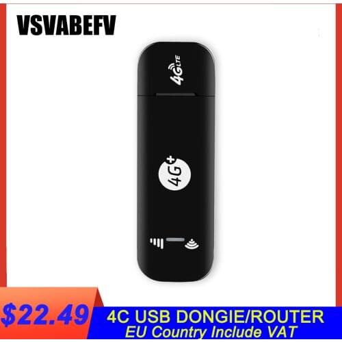 Unlocked 4G LTE Dongle Unlocked 4G Sim WIFI Router USB Wireless Car Modem Mobile Mini Hotspot/Dongle Pоутер Wi Fi FDD