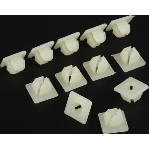 50Pc Bumper License Plate Nut Bracket Clip Fasteners Car Rivets For Chevrolet G M 4755299 3907444 A11719 A8435 #14 Screw Grommet