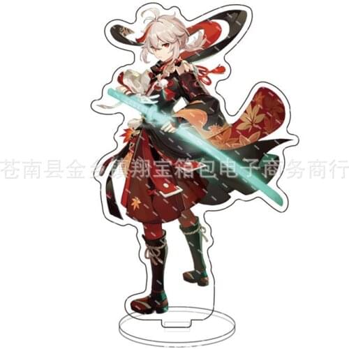 15CM Genshin Impact Game Anime Figure Acrylic Stand Model Toy Hutao Tartaglia Xiao Qiqi Action Figures Decoration DIY Collection