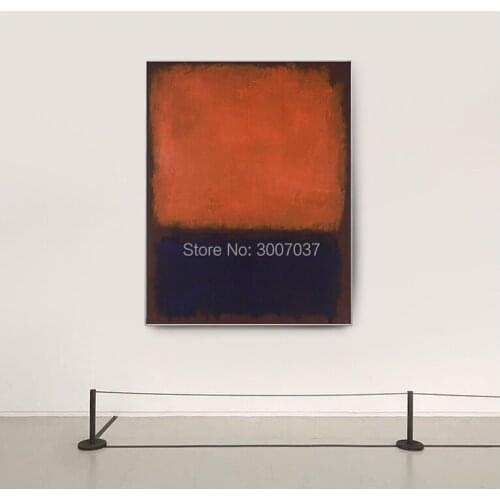 Free Shipping by DHL FEDEX 100%hand-painted painting art wall picture Mark Rothko Oil Painting on Canvas Unframed for Home decor