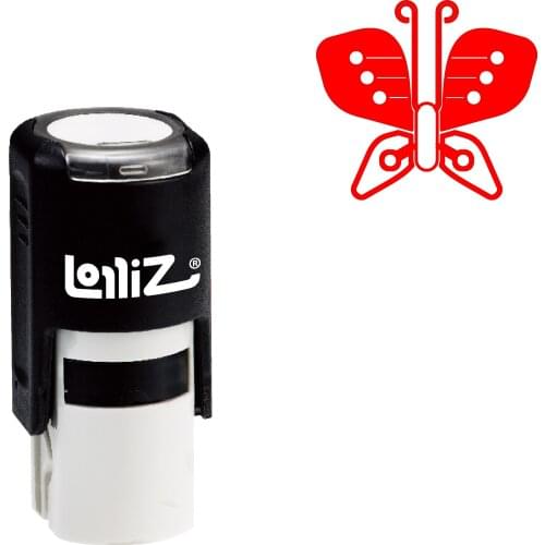 LolliZ Biomorphic Animal Symbol Series Design #89 Self-Inking Rubber Stamp
