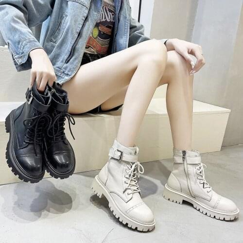 Genuine Leather Boots for Women Heels Ankle Boots Female Rubber Designer Shoes Woman Booties Zipper Platforms Ladies Shoes 2021