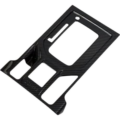 For Subaru Forester 2019-2021 Car Carbon Fiber ABS Gear Shift Box Panel Cover Trim Frame Sticker Decoration Accessories