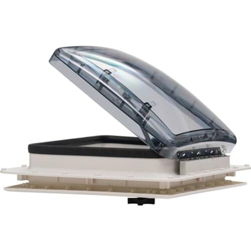 RV Roof Skylight Vent Cover Can Be Replaced Camper Car Light Blue Vent Cover Unpowered Vent With Manual Adjustment Knob Parts