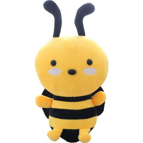 Cute bee doll pillow plush toy grab machine doll children gifts wedding dolls home furnishings dolls
