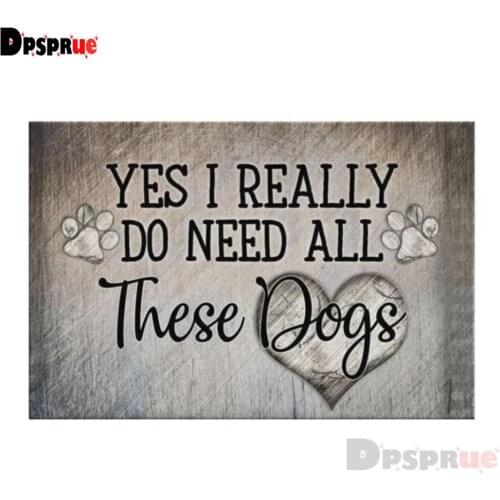 Dpsprue Full Square/Round Drill 5D DIY Diamond Painting "Text" Diamond Embroidery Cross Stitch 3D Decor Gift DF136