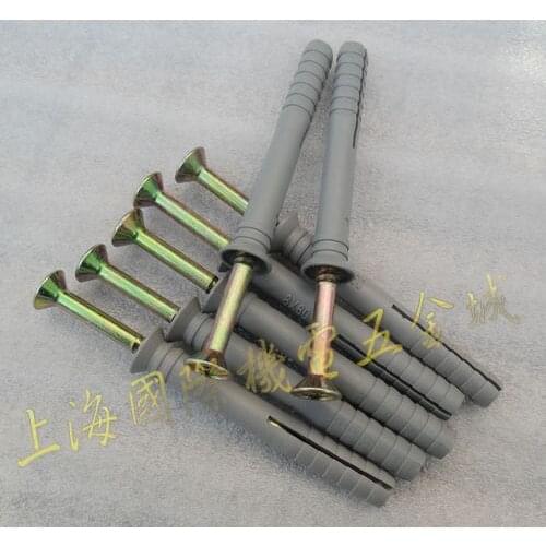 For Snow 6 * 60mm nylon expansion tube 6mm bolt mobicool nail 4.8g plastic expansion screws