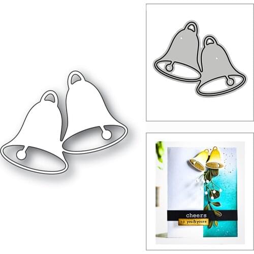 New Cute Christmas Bells 2020 Metal Cutting Dies for DIY Scrapbooking Paper and Card Making Decorative Embossing Craft No Stamps