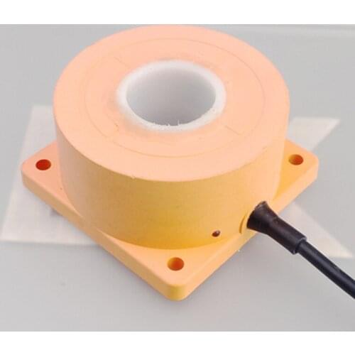 Orange 30mm Hole DC 6-36V 3 Wire NPN Normally Open DS-30N Inductive Ring Proximity Sensor Switch For Metal Screw Spring