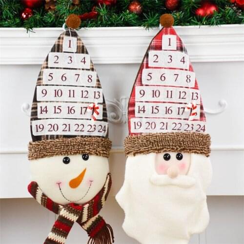 Christmas Decoration Santa Snowman Plush Toy Ornaments Home Decore Fireplace Ornaments Christmas Decorations for Home Outdoor