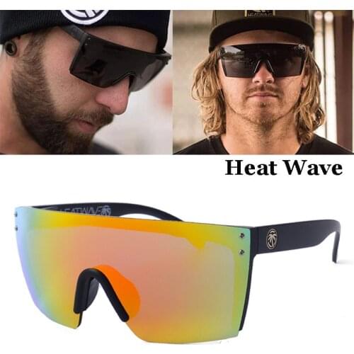 2021 Fashion Men Luxury Heat Wave Square Pilot Sunglasses For Women Vintage Sport Driving Brand Design Sun Glasses Oculos De Sol
