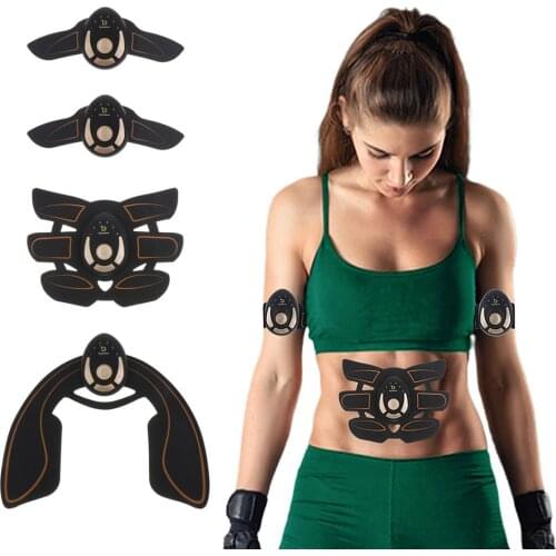 Electric Muscle Stimulator Smart EMS Hips Trainer Wireless Buttocks Abdominal ABS Stimulator Fitness Body Slimming Massager Knit