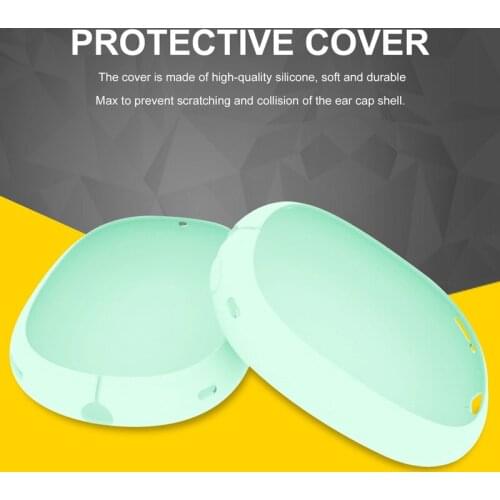 1 Pair Earpads Protective Case Luminous Edition Silicone Cover Earphone Accessories Headset Cover
