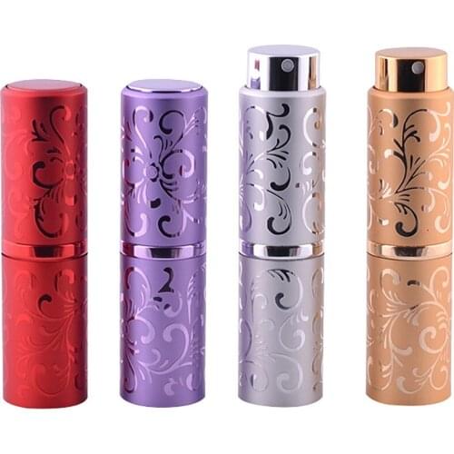 1 pcs 15ml Rotating glass spray bottle dropper portable sample bottles frosted perfume points bottling oil bottle Choose