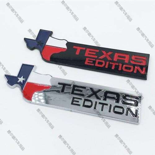 1pcs 3D ABS EDITION car stickers off-road refit side door stickers emblem car styling for TEXAS edition flag JEEP Modifition