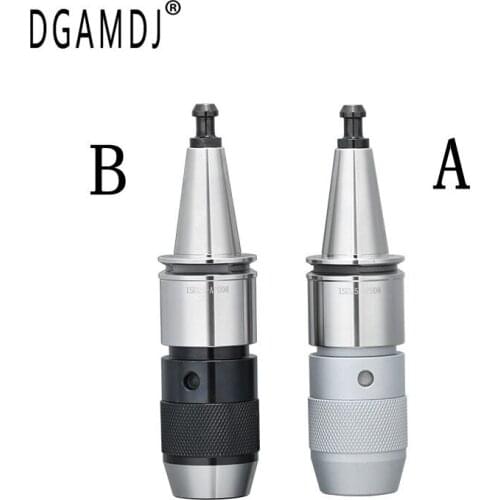 1PCS ISO drill chuck shank ISO25 ISO30 APU08 APU13 1-13mm APU16 1-16mm Self-tightening chuck handle for connecting drill chuck