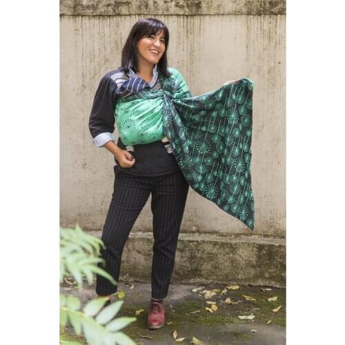 100% organic Turkish cotton Baby strap Wrap Emerald Ring Sling fashion mother baby carrier soft natural breathable Huggyberry Dandelion