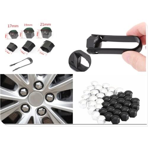 20Pcs car wheel nut cap screw housing decoration 17mm 19mm 21mm for BMW E46 E39 E38 E90 E60 E36 F30 F30 E34 F10 F20 E92 E38
