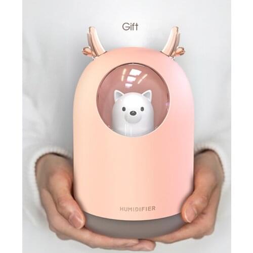 300ml USB Electric Aroma air diffuser Deer Ultrasonic air humidifier Essential oil Aromatherapy cool mist maker for home