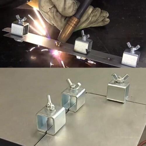 8pcs Butt Welding Clamps Sheet Metal Door Skin Panel Fender Weld Tools