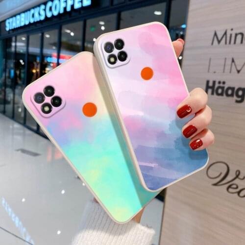 Redmi Note 7 Case For Xiaomi Redmi Note 10 Pro Coque sea blue Poco X3 Pro Redmi 9 9T 9C 9A Note 8 9 Pro Max 10S Protection Cover