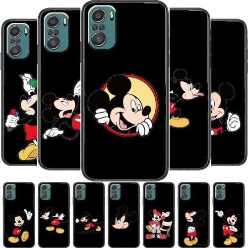 Mickey Phone Case For xiaomi redmi 11 Lite pro Ultra 10 9 8 MIX 4 FOLD 10T Black Cover Silicone Back Prett