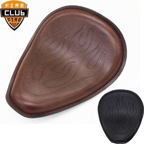 For Harley Dyna Sportster XL883 XL1200 Custom Bobber Chopper For Honda For Yamaha SOLO Seat Bracket Brown Black