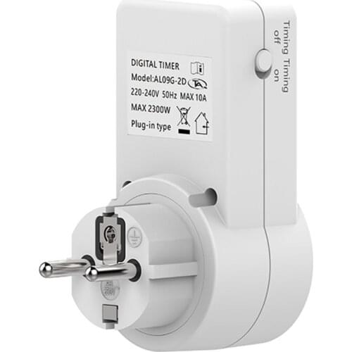 Hot Sale Countdown Switch Two Digit Display Countdown Timer Time Control Telephone Battery Electric Vehicle Charging 10A EU Plug