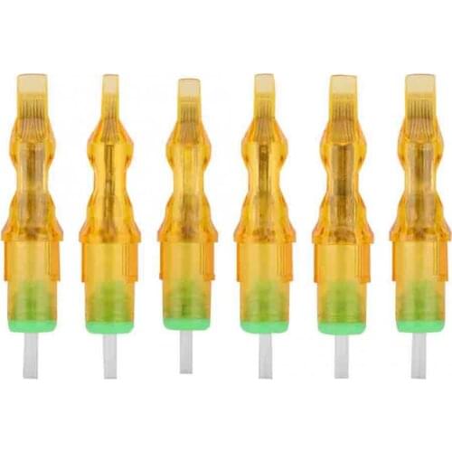 Hot Sale 20pcs Disposable Semi-Permanent Makeup Tattoo Cartridge Needle Tattoo Gun Supplies 5M1/7M1/9M1/11M1/13M1/15M1 5RS RL