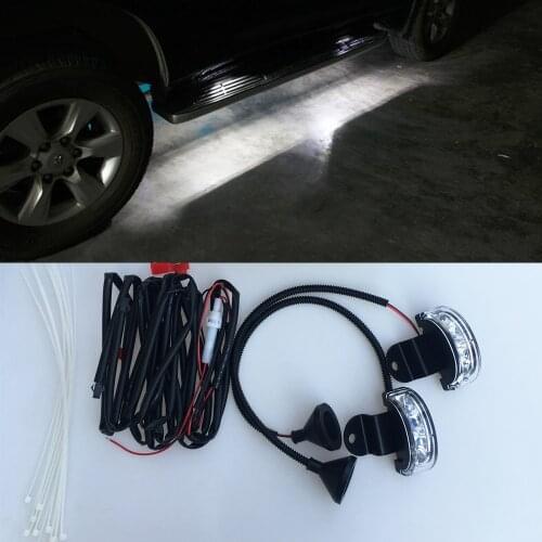 Door Step Light Side Skirt Lamp For Toyota Land Cruiser Pick Up LC70 LC71 LC76 LC77 LC79 Accessories