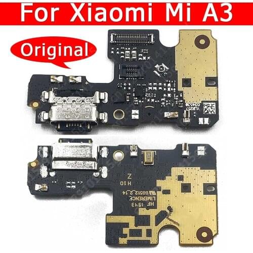 Original USB Charge Board For Xiaomi Mi A3 MiA3 Charging Port Connector Flex Mobile Phone Accessories Replacement Spare Parts