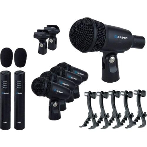 Original alctron T8400 drum microphone set 7 piece kit drum clip musical instrument microphone