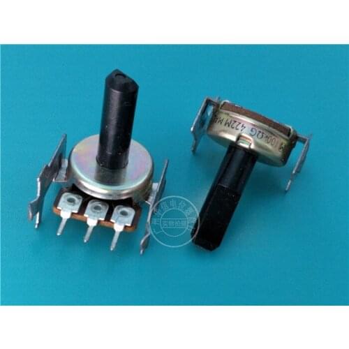 Original new 100% 161 Type horizontal single potentiometer G100K handle length 15MMF (SWITCH)