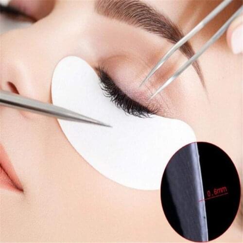 50 Pairs Eyelash Extension Patch Under Gel Eyelash Pads Eye Tips Sticker Wraps Lint Free Patches Make Up Tools TSLM2