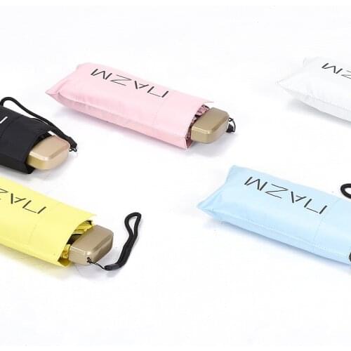 Portable Mini Umbrella Folding Umbrella Lightweight Mini Travel Umbrella Sun Umbrella Unisex Paraguas Guarda Chuva Parapluie