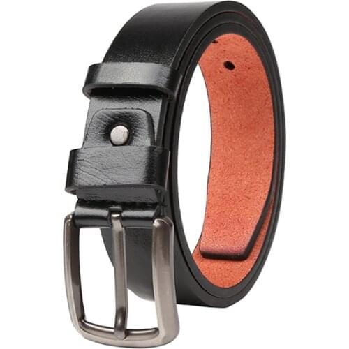 Luxury Fashion Male Pu Leather Belt Men Business Trouser Belt Men Leather Belts For Jeans Black Dark Brown Camel