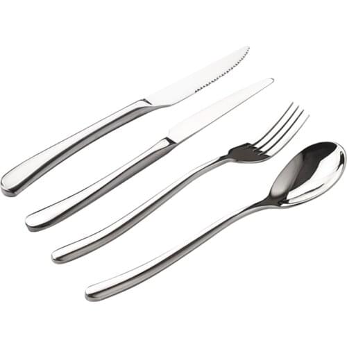 Luxury Tableware Fork Spoon Knife Set Dinnerware Cutlery Tableware Kitchen Device Sets Stainless Steel Western Zero Waste Gift