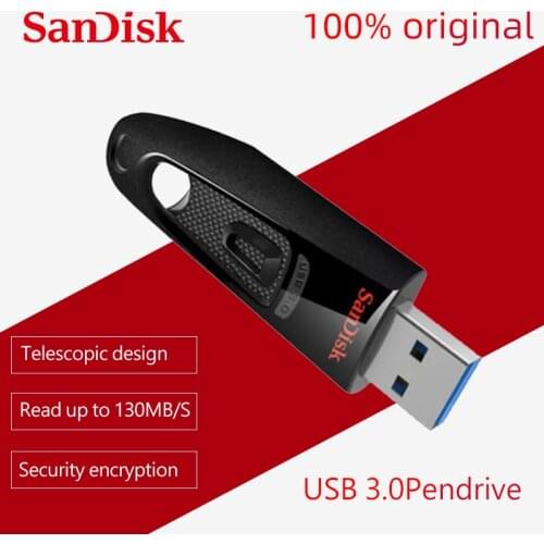 SanDisk 100% Original USB Stick CZ48 USB Flash Drive 64GB Pen Drive 16GB 32GB 128GB 256GB 512GB USB 3.0 Memory Stick pendrive