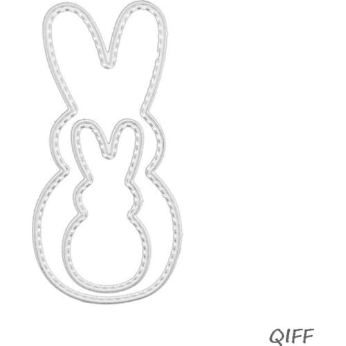 Happy Easter Text Metal Cutting Dies Stencil Scrapbooking DIY Album Stamp Paper Card Embossing Decor Craft