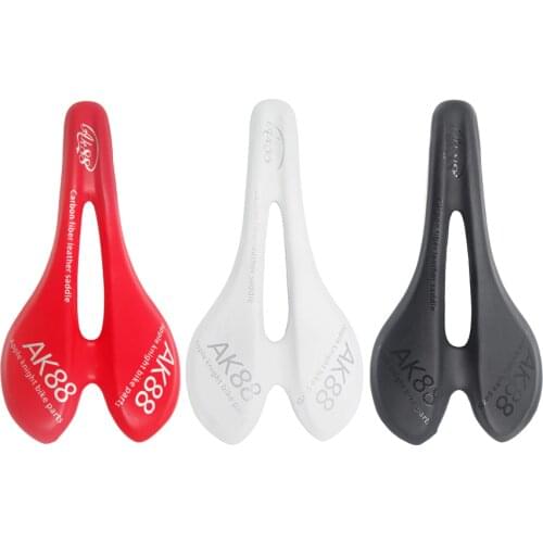 AK88 Full Carbon Fiber Bicycle Saddle Mtb Mountain Bike Seat Men Women Road Bike Saddle Wide Race Cycling foreskin cushion 143mm