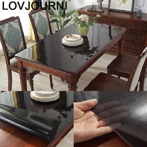 Tablecloth Transparent Dining Mantel Rectangular Tafelkleed Rechthoekige Manteles PVC Toalha De Mesa Nappe Cover Table Cloth