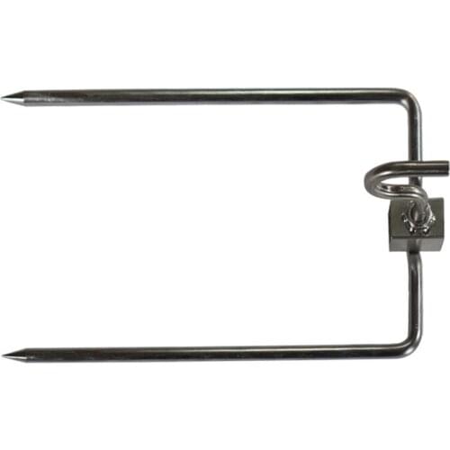 Squire Charcoal BBQ 2 Forked Grilled Barbecue Roast Access Pinic