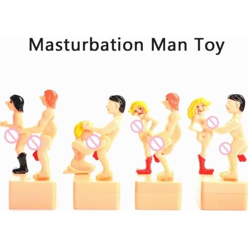 Funny!Masturbating Man Toys Stress Reliver Super Hilarious Horny Jerks Christmas Gift Wind Up Prank Joke Gag Suprise Props